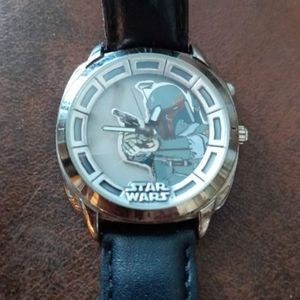 Star Wars Rare Lucas Film Accutime Watch in Plastic Caseback